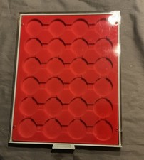 Leere Lindner Münzbox mit 24 runden Fächern (5)