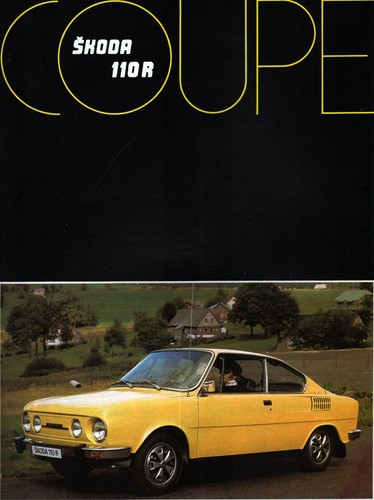 Prospekt skoda 110 coupe ca - skoda,