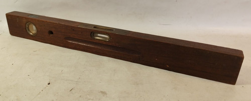 Alte wasserwaage teak holz - alte,