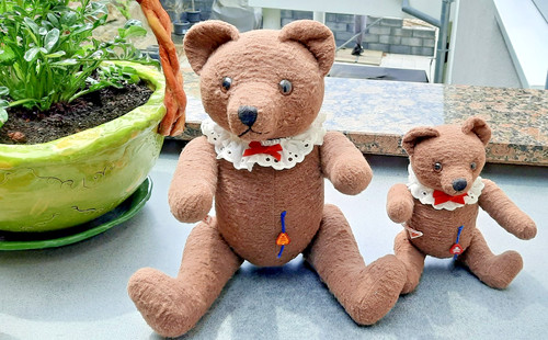 Nostalgie teddybären mutter - nostalgie,