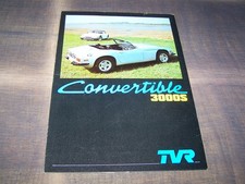 TOPRARITÄT Herrlicher Prospekt TVR 3000 S Cabrio von 1978 !!!