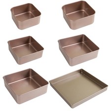 Rechteckige Backform abgerundete Eckkante glatte Oberfläche leicht zu reinigen schwer