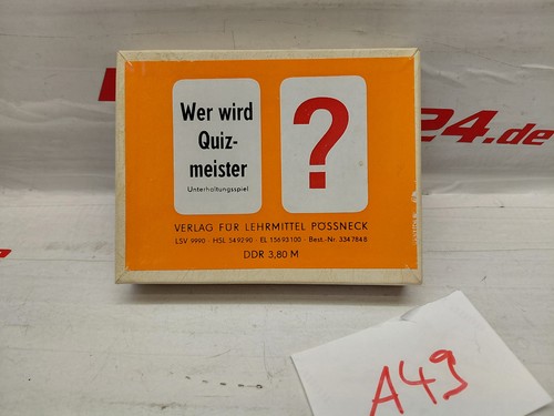 Gdr game card who - gdr,