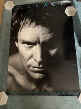 gottfried helnwein Poster Sting1991 Ausstellungsplakat