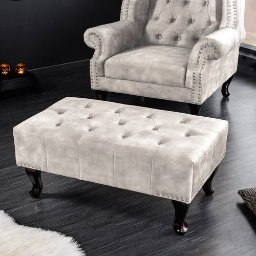 Sitzhocker chesterfield 80cm - chesterfield,