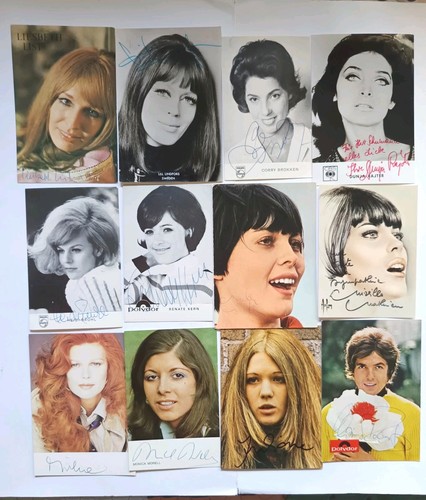 Autogramm sammlung 60er - 60er, jahre
