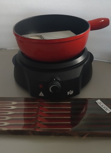 Fondue set gusseisen - fondue, set,