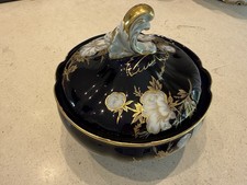 Hutschenreuther Hohenberg Kobalt Gold  Schale Teller