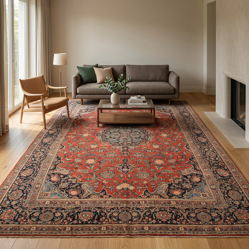 Rugeast keshan antique teppich - rugeast,