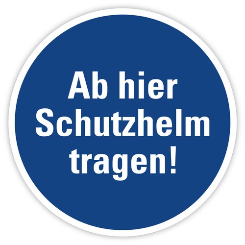 Aufkleber gebotszeichen ab - aufkleber,