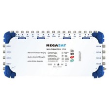 Megasat Multischalter 17/8 Multiswitch Verteiler 4 Satelliten 8 Ausgänge