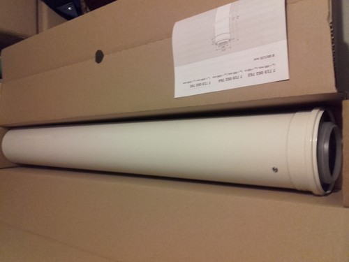 Brennwert abgasrohr 100 cm - ,