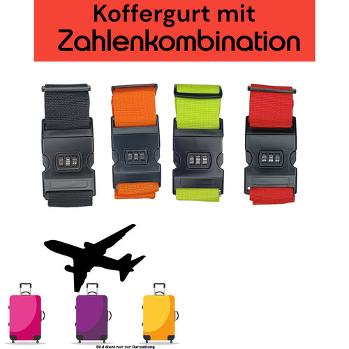 Kofferband koffergurt - 2x,