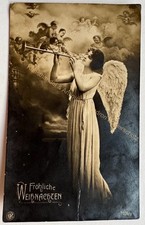 AK alte Postkarte Motiv Weihnachten um 1921 Engel