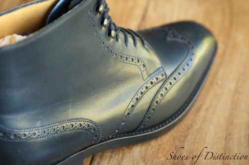 John lobb blau - leder, derby