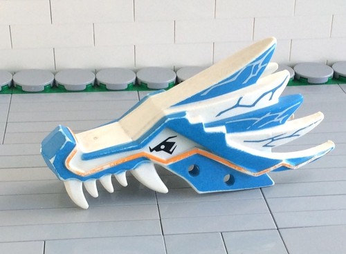 Lego drachenkopf weiß - z3,
