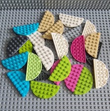 Lego Platte Bauplatte Rund Ecke Gebogen Halbrund 25 Stück 22888 P3