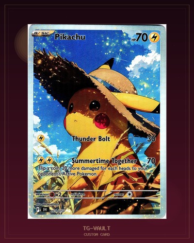 Straw hat pikachu - straw-hat-pikachu, art