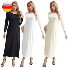 DE Damen Muslim Abaya Langarm