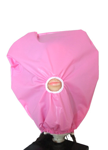 Pvc maske haube gesicht - haube,