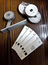 3 Rolladengurte 4,5m, 5 Blenden, 1 Unterputz Wickler