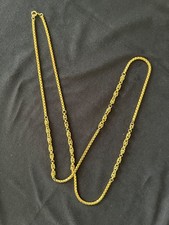 Lange Kette - Gold Double - sehr schön gearbeitet Wie neu!