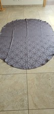 Tischdecke satin oval - tischdecke,