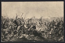 AK Moosburg, Schlachtenbild, Jubiläums-Schießen d. Zimmerstutzen-Schützenges. / 