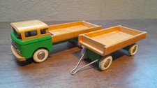 DDR Spielzeug / Holzspielzeug Greiner,Vero,Kienel Skoda - Liaz LKW & Anhänger 