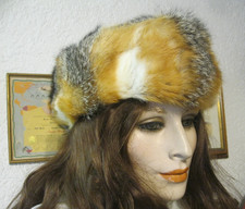 Damen Herren Pelzkappe