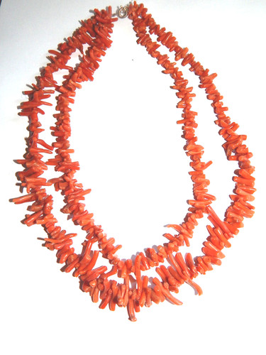 Collier halskette koralle - halskette,