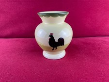 Zeller Keramik - Hahn und Henne - Kleine Vase 10 cm