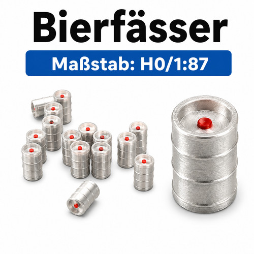 24x bierfässer - 1:87,