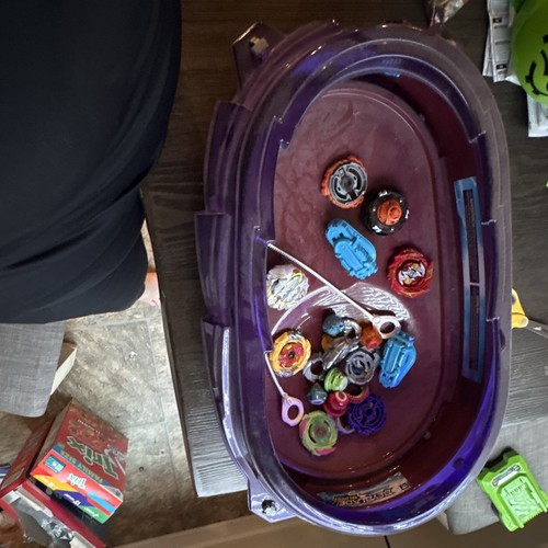 Beyblade arena with - beyblade, beyblades