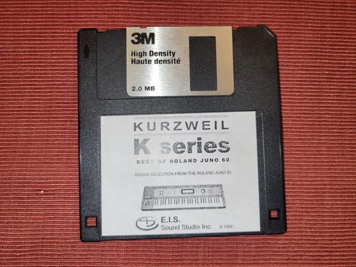 Diskette mit roland juno - juno, 60