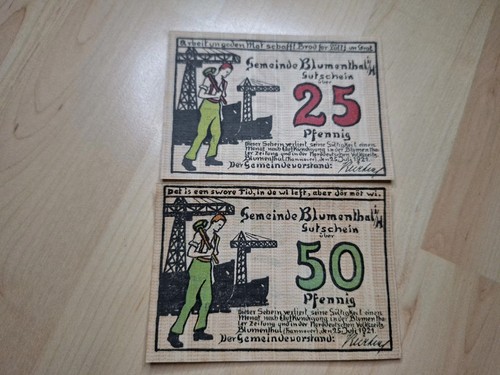 Notgeld blumenthal - notgeld,