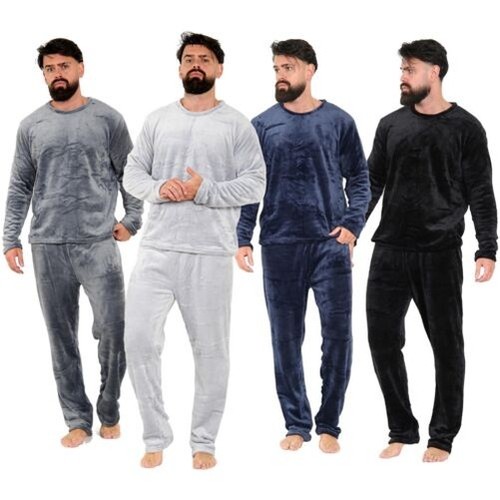 Herren pyjama weich warm - herren,