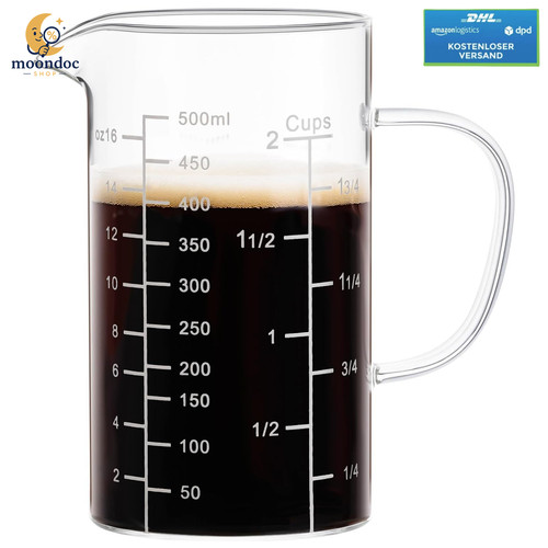 Messbecher glas 500ml - messbecher,
