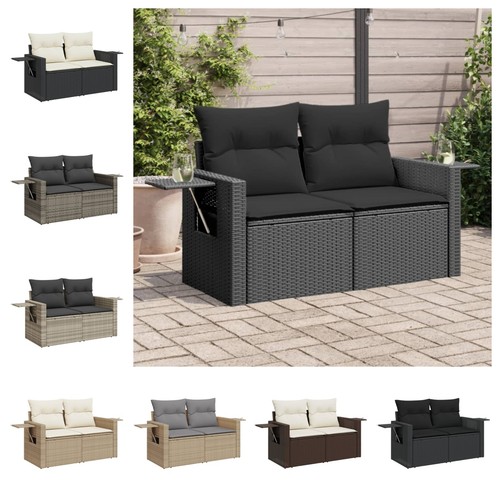 Gartensofa mit kissen - mit, 2-sitzer