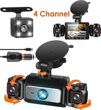 360° 4-Kanal-Dashcam vorne