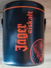 Jägermeister Eiskühler Eiswürfel Behälter Schwarz / Orange