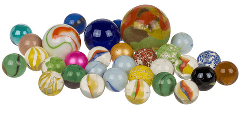 Murmeln glas stück 500 - murmeln,