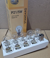 2 - 20 x Hella Glühlampe Glühbirne Lampe 12V 21/5W BAY15d P21/5W Autolampe