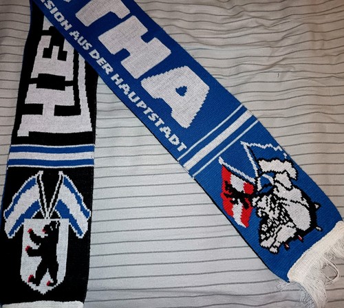 Hertha bsc berlin schal - hertha, retro