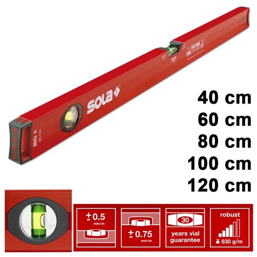 Sola alu wasserwaage bigx - sola, x3