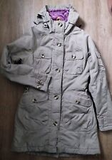 Elkline Damen/Mädchen Parka, Wintermantel mit Kapuze, beige, Gr. 34, Neuwertig 