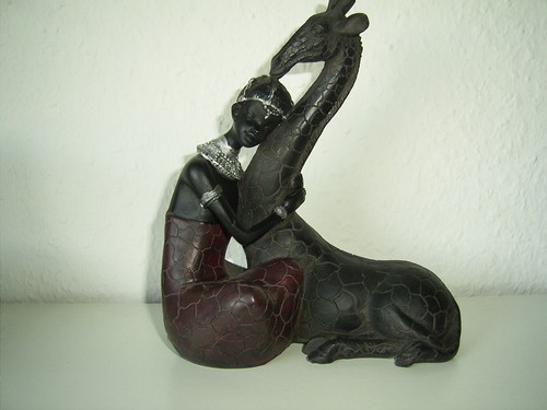 Figur sitzende afrikanische - figur-sitzende,