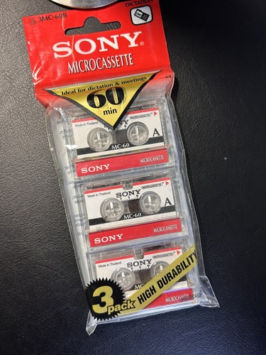 Sony microcassette 60b - sony, mc-60b