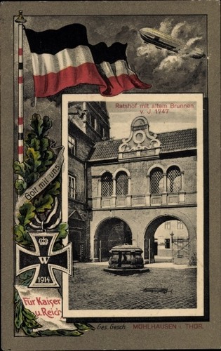 Mühlhausen thüringen - ak,