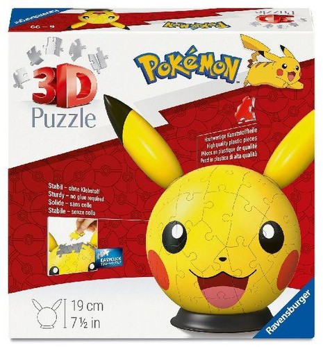Puzzle ball pokémon pikachu - pokémon,